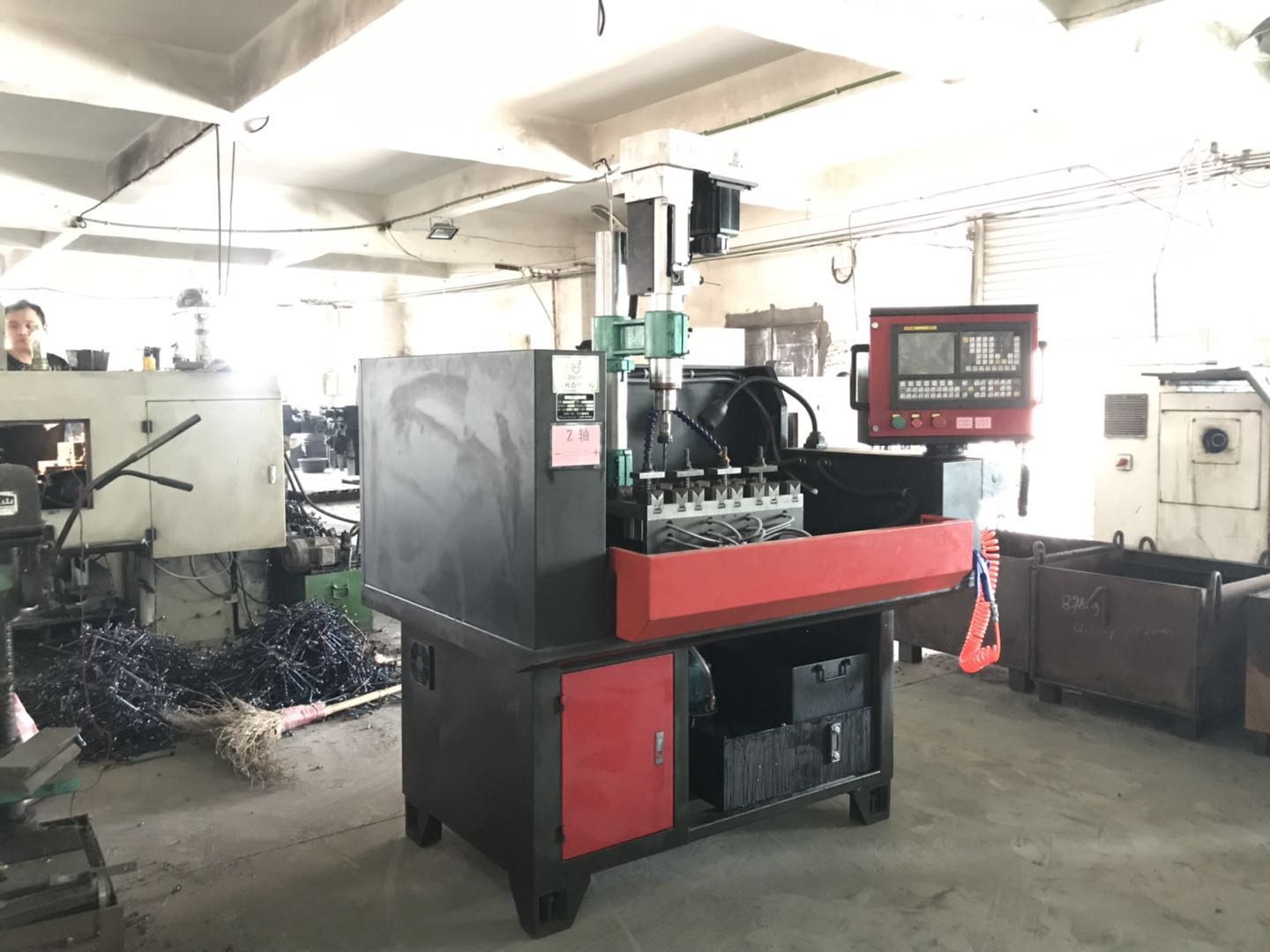 感謝泉州市和森機(jī)械工貿(mào)有限公司惠購一字滑臺數(shù)控鉆床8工位氣動工裝