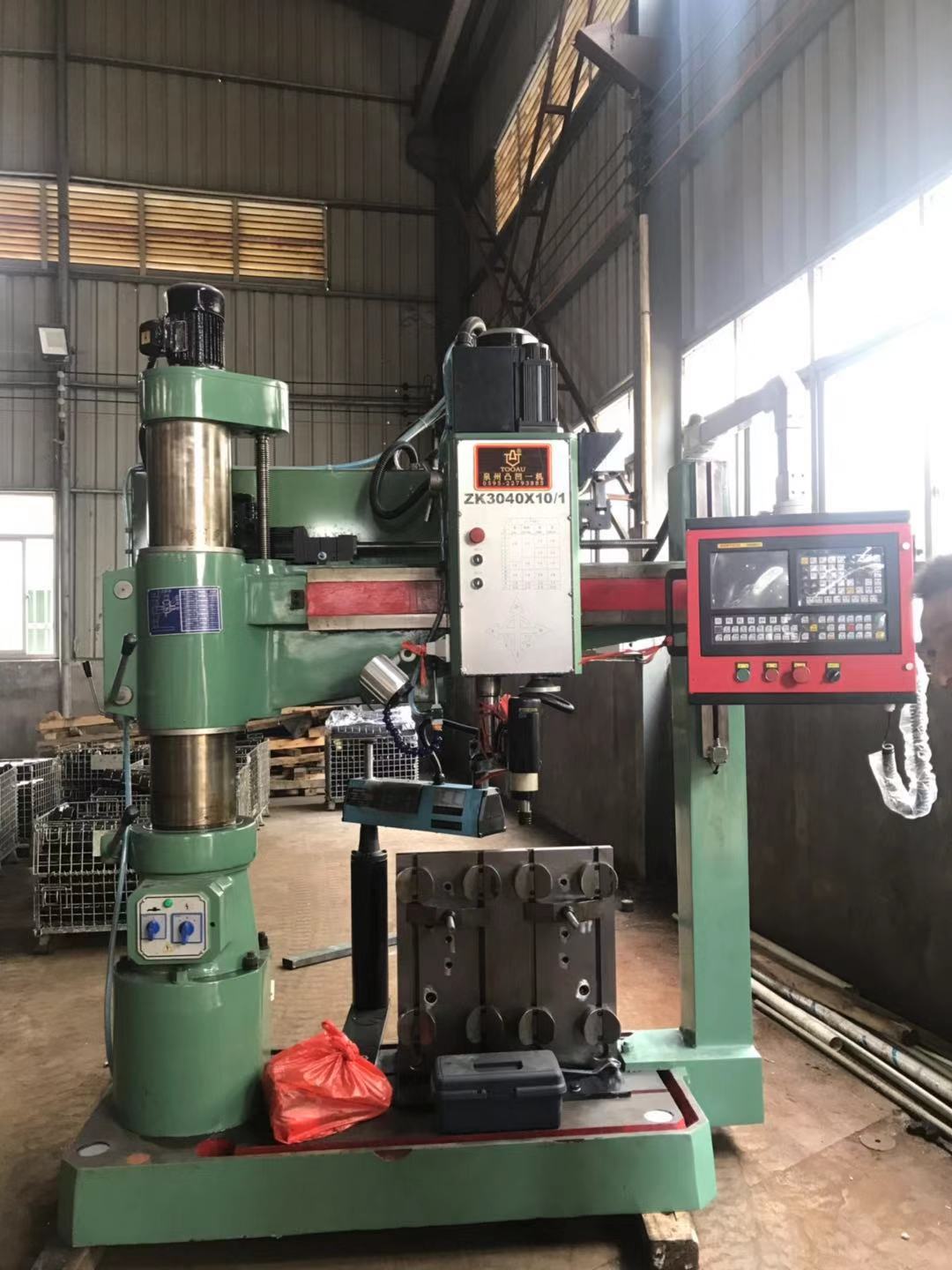 感謝南安霞美盛固特機械惠購龍門搖臂鉆/斗軸工裝/MT4快換夾頭/M16搖臂攻絲機