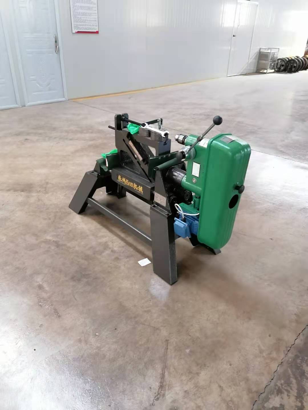 感謝泉州平泰工程機械惠購0.6米圓鋼中心孔鉆床