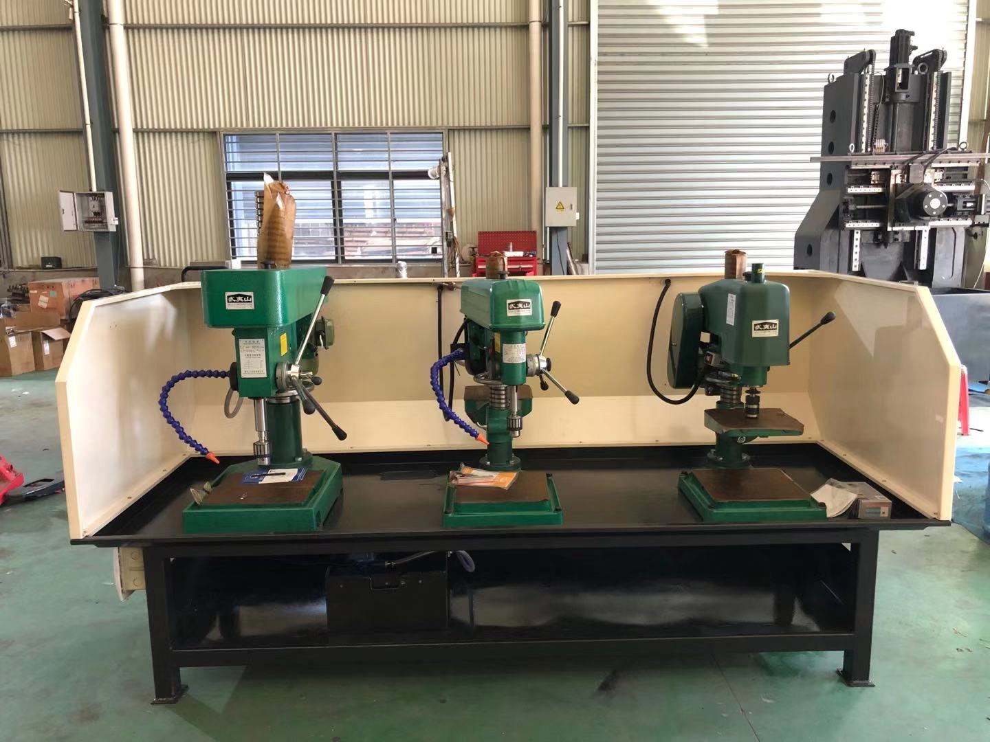 感謝匯金行機械惠購武夷山Z4116/S4116/Z4025三工位環保工作臺帶水循環