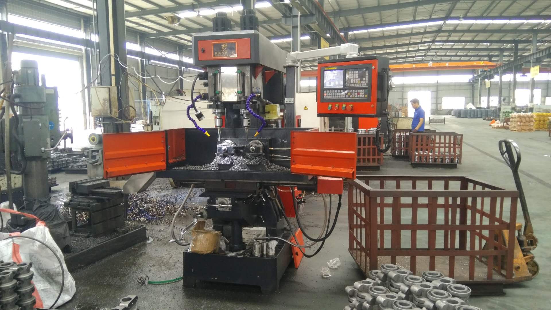 感謝輝盛龍巖機(jī)械惠購(gòu)數(shù)控雙頭鉆床（側(cè)蓋鉆油孔）