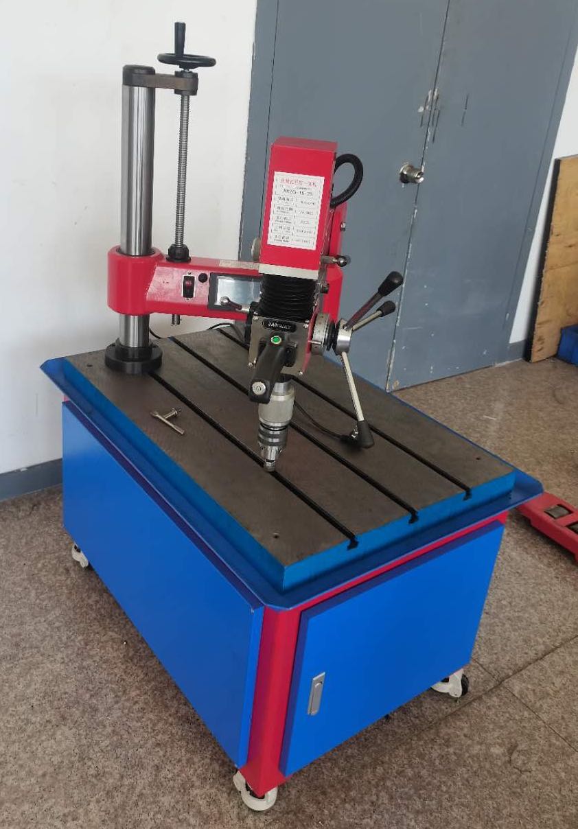 感謝鴻基五金惠購搖臂鉆攻機鑄造工作臺100kg